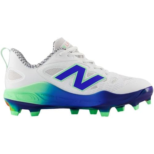 New Balance New Balance Women's Velov4 Molded Fastpitch Softball Cleats White/Navy Medium 7