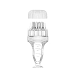 HUATEEN Hair Applicator Bottle,Scalp Massage and Oil Applicator Bottle 2-in-1 Scalp Oil Massager Comb Head Massage Brush for Growth Hair Treatment,Medicine,Essential Serum