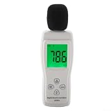 AS804 Dezibel-Messgerät, digitales Schallpegelmessgerät mit LCD-Hintergrundbeleuchtung, 30-130 dB, A/C-Gewichtung, MAX/MIN, Datenspeicherung, für Zuhause, Fabrik, laute Nachbarn