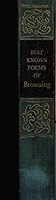 Best Known Poems of Elizabeth & Robert Browning B000EEG40C Book Cover
