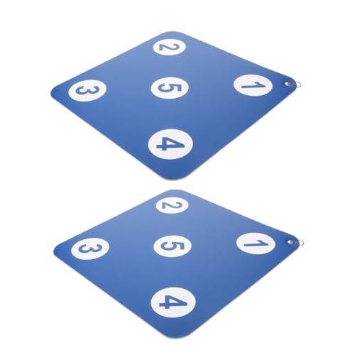 Totority 2Pcs Dual Sided Fencing Target for Wall Mounting Sturdy Fencing Equipment for Practice Drills Space Saving Design for Indoor Training Modern Finish