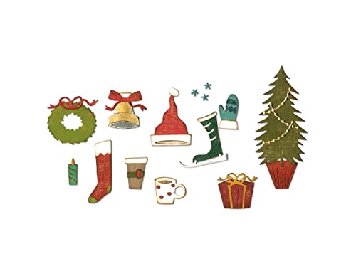 Sizzix Festive Things by Tim Holtz Dies, us:one...