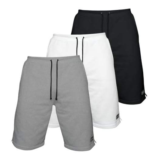 Kit 3 Bermudas Moletom Masculina com 3 Bolsos Fenda Lateral Short Básico Casual Treino (BR, Alfa, P, Regular, Regular, 2)