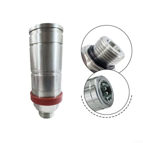 Conector rápido hidráulico para maquinaria agrícola y tractores con rosca G1/2 8