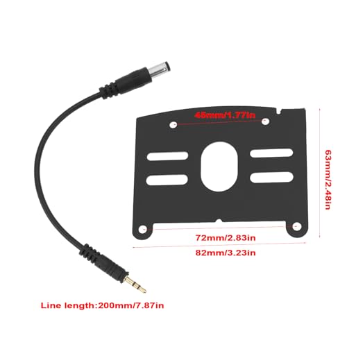 Image of 1 Set Backup Camera Bracket Adapter Kit 8.2 x 6.3cm Compatible with Furrion for RV Camper 5th Wheel Trailer with Pig Tail Plug
