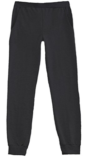 Boxercraft Men's Classic Fleece Jogger K60 Poly/Cotton, (Large/Black)