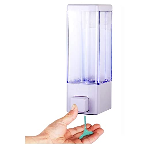 Image of EVGREF Liquid Soap Dispenser (350 Ml, Clear Chrome & Clear White) (Set of 2)