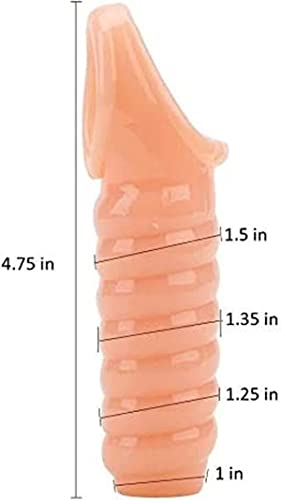 Tollew 98512785412798587 New Soft Realistic Sleeve Extender Sheath For Men Male Enhancement Extension Sleeve Massage 8756 thumb #7