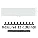 10-Pack Satin Table Runner Silver 12 x 108 inches Long, Table Runners for Wedding, Birthday Parties, Banquets Decorations（10 Pack, 12x108 Inch, Silver）