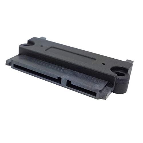 Adaptador Convertidor SATA 22P Macho a Hembra, Negro miniatura 3