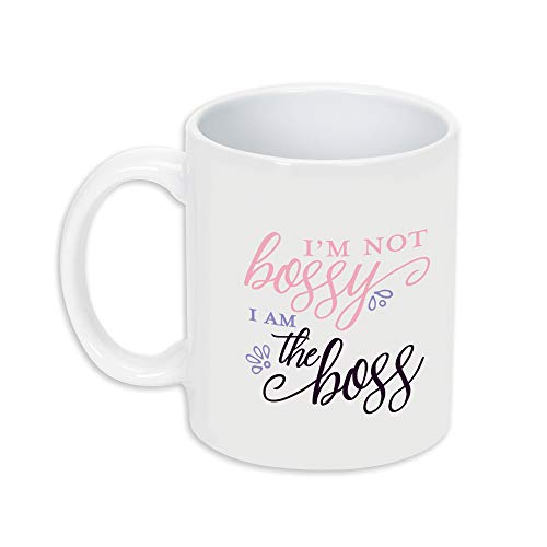 Elanze Designs I'm Not Bossy I Am The Boss 11 Oz Ceramic Stoneware Coffee Mug #TOP8
