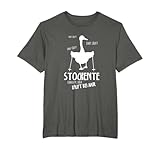 Lustige Ente mit Wander Stöcke Sport Shirts