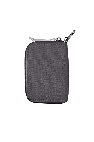 Lifeventure Men's RFID Protected Coin Compact Travel Wallet, Eco-Friendly, Recyclable Material (Grey), Made, One Size, 68151