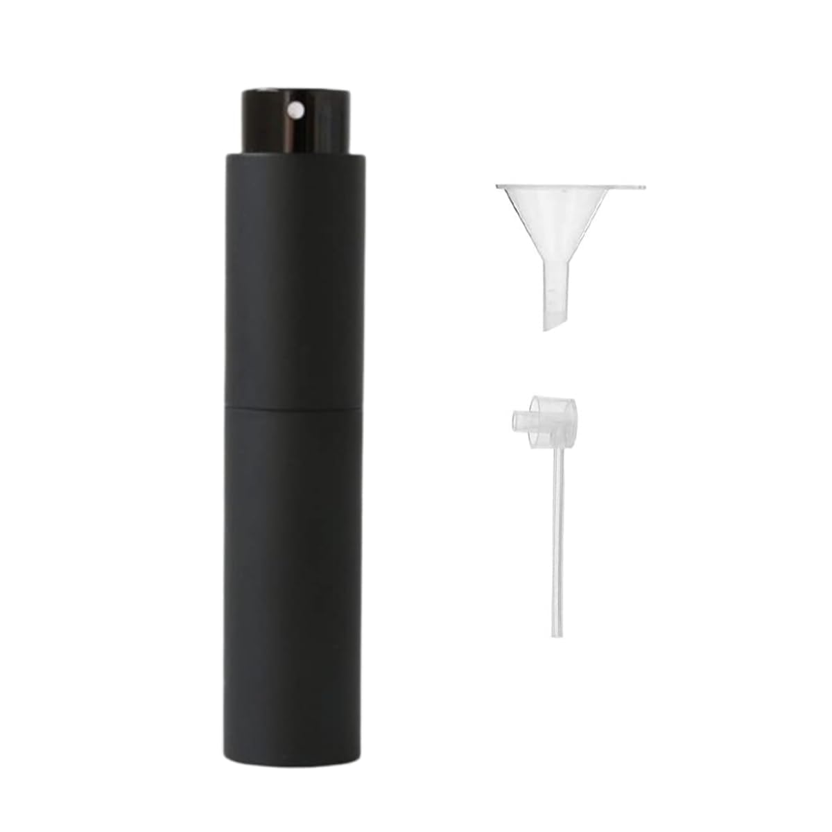 10ml Perfume Refill Bottle Refillable Perfume Bottle Mini Travel Empty Glass Spray Bottle with Extractor Pump,Funnel(Black)-image-21