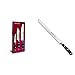 Arcos Riviera Juego de Cuchillos, Acero Inoxidable, Negro, 45x20x5 cm, 3 Unidades + Riviera - Cuchillo jamonero flexible, 250 mm (estuche)