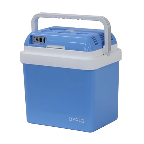 Oypla 24L 240V AC & 12V DC Coolbox Hot Cold Portable Electric Summer Cool Picnic Box