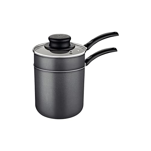 Cuscuzeira Em Alumínio Com Antiaderente Starflon Max Turim 10 Cm E 0,8 L Chumbo Tramontina
