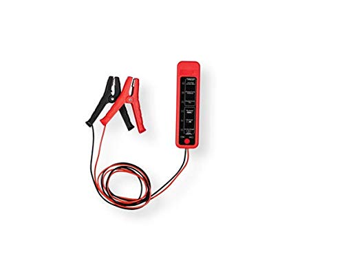 Ulti-Mate COMPROBADOR DE BATERIAS Y ALTERNADOR para BATERIAS DE 6V Y 12V PORTATIL Test ANALIZADOR Tester
