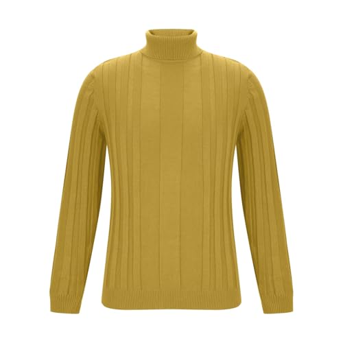 Mens for Man High Neck Sweater Crochet Warm Knit Plain Fall Winter 2025 Fashion3