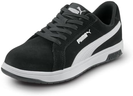 PUMA Mens Black/White Iconic MaxTrax Soft Toe EH SRO Athletic 7.0 M
