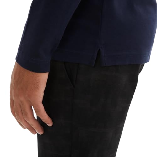 Robert Barakett Men's Long Sleeve USA Grown 100% Pima Cotton High Crew Neck Tee T-Shirt4