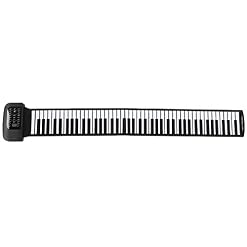 Clavier de Piano électrique Hand Roll Piano Roll Up Clavier de Piano léger pour les mélomanes pour les enfants(88 key English) - Les Beatles, Paul McCartney, John Lennon, RIngo Starr, George Harrison Clavier de Piano électrique Hand Roll Piano Roll Up Clavier de Piano léger pour les mélomanes pour les enfants(88 key English) – Image 2