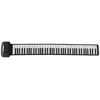Clavier de Piano professionnel Roll Up Hand Roll Piano léger 88 touches Roll Up Claviers de Piano pour professeur de musique pour la pratique(88 key English) - Les Beatles, Paul McCartney, John Lennon, RIngo Starr, George Harrison Clavier de Piano professionnel Roll Up Hand Roll Piano léger 88 touches Roll Up Claviers de Piano pour professeur de musique pour la pratique(88 key English) – Image 3