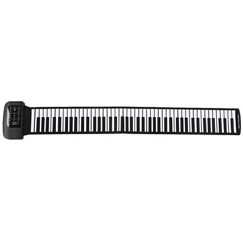 Clavier de Piano électrique Hand Roll Piano Roll Up Clavier de Piano léger pour les mélomanes pour les enfants(88 key English) - Les Beatles, Paul McCartney, John Lennon, RIngo Starr, George Harrison Clavier de Piano électrique Hand Roll Piano Roll Up Clavier de Piano léger pour les mélomanes pour les enfants(88 key English) – Image 3