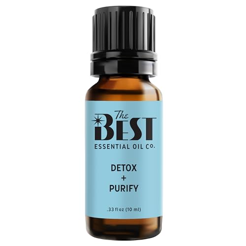 The Best Detox + Purify Essential Oil Blend- Premium Grade- 100% Pure & Natural for Aromatherapy, Diffuser, Spa, Massage, Air Freshener- 10 ml (.33 fl oz)