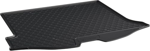 Gledring Rubbasol (Gummi) Kofferraumwanne kompatibel mit Volvo V60 2010-2018 exkl. Hybrid, Schwarz