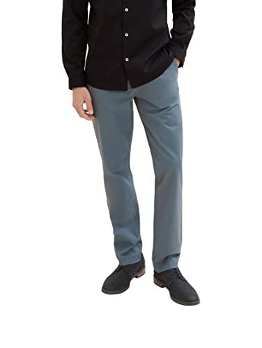 TOM TAILOR Herren 1037545 Regular Fit Chino Hose, 32506-dusty Dark Teal,...