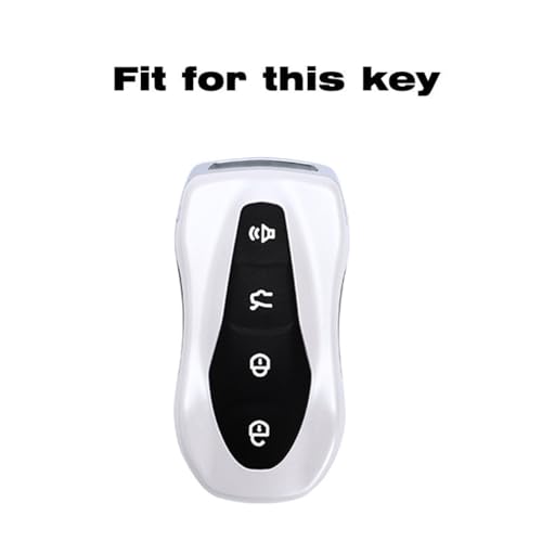 Carcasa de llave para Geely Boyue y Azkarra protector flexible acabado premium 4