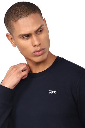 Image of Reebok Mens Cotton Crew Neck Sweatshirt