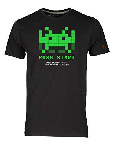 T-shirt space invaders game années 80 vintage nerd