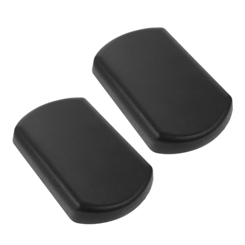 NULYLU 2個 レッグブレースとすね当て 車椅子用ふくらはぎパッド 多用途レッグレスト 車椅子用昇降式レッグレスト 車椅子レッグサポート 交換用車椅子ふくらはぎパッド レザー Black