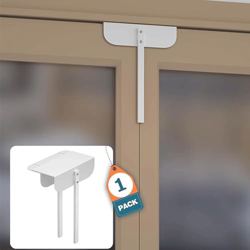 Cerradura plegable infantil de aluminio para proteger puertas dobles de armarios y despensas 7