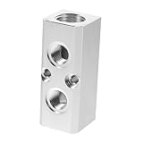 Veemoon Bloc De Distribution Pneumatique Air Manifold Argenté Raccord Rapide Pour Compres...