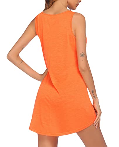 Ekouaer Damen Strandponcho Ärmellos Strandkleider Sommer Bikini Badeanzug Cover Up Strandkleid Badeanzug Strandtunika 6