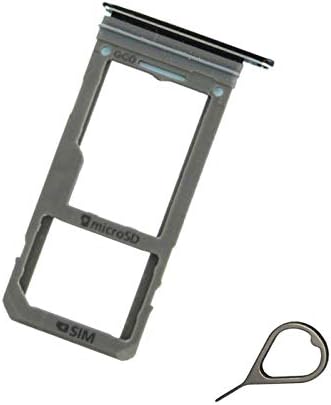 Ubrokeifixit Galaxy S8,S8 Plus Micro SD Card Slot Single Sim Card Tray Holder Replacement for Samsung Galaxy S8 G950/S8+ Plus G955-Black