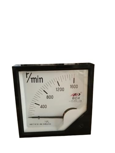 Tachymètre CC 6C4 analogique 80x80 mm pour la surveillance des moteurs d'atelier