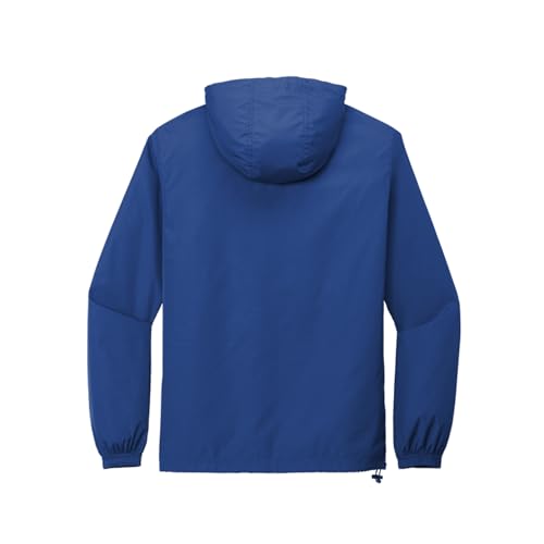 Custom Embroidered Rain Jacket, Personalized Wind Breaker, Custom Packable Anorak, 100% Polyester Rain Jacket3