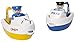 Produktbild BIG Spielwarenfabrik 800055106 BIG-Waterplay Boat-Set - Boote Set für BIG-Waterplay Bahnen, Wasserbahnboote, Captain Waterplay mit Boot Cindy"" und der mutige Polizist mit Polizeiboot, für Kinder ab 3 Jahren