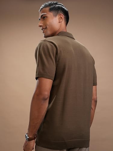 Image of Highlander Men's Polo Tshirt | Flat Knit | Regular Fit | Polo T-Shirt for Man