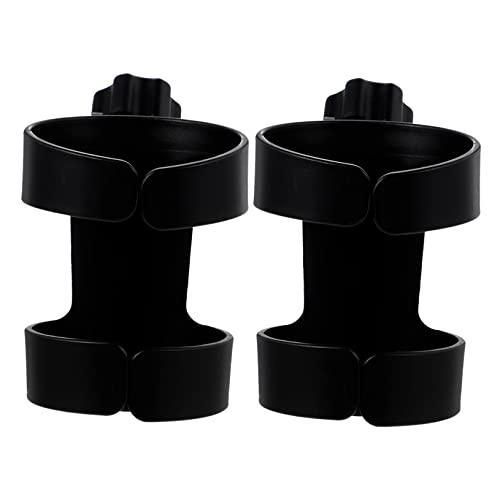 HEMOTON 1set Stroller Cup Holder Cart Bottle Rack Multi Purpose Milk Bottle Holder Easy to Install Trolley for Convenient Use 2pcs