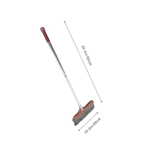 IWOWHERO Zimmerbesen Mit Langem Griff Abnehmbarer Besenstiel Weicher Besen Zum Fegen Im Innenbereich Für Hartholzböden Campingbesen Hausbesen Zum Staub Entfernen – Bild 6