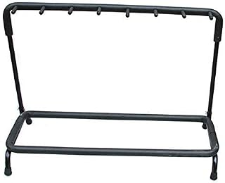 Multi Guitar Stand 7 Way Portable Guitar Rack for Multiple Bass, Electric Guitar, Floor Stand, Black