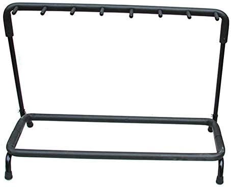 Multi Guitar Stand 7 Way Portable Guitar Rack for Multiple Bass, Electric Guitar, Floor Stand, Black