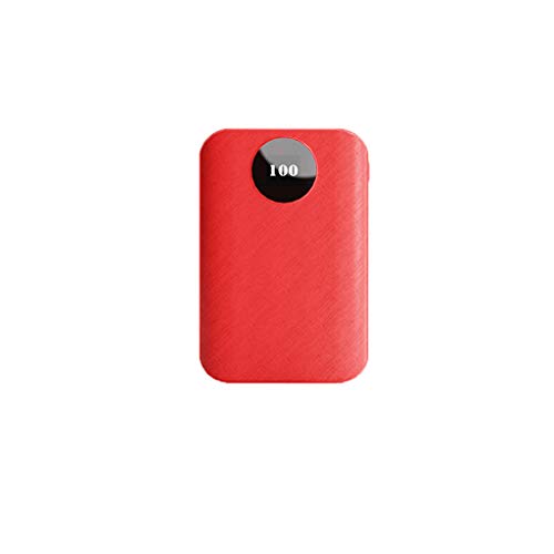 WINJEE,(No battery DIY Kit Battery Charger Holder Power Bank Case and Capacity Display of Smartphone Tablet Computer Red