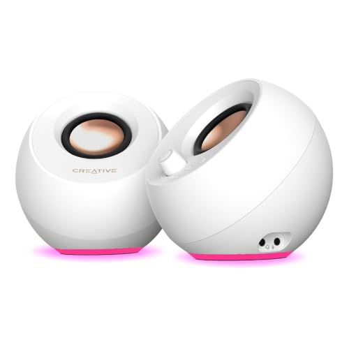 Amazon.co.jp: Creative Pebble Pro ホワイト USB/Bluetooth/3.5mmピン