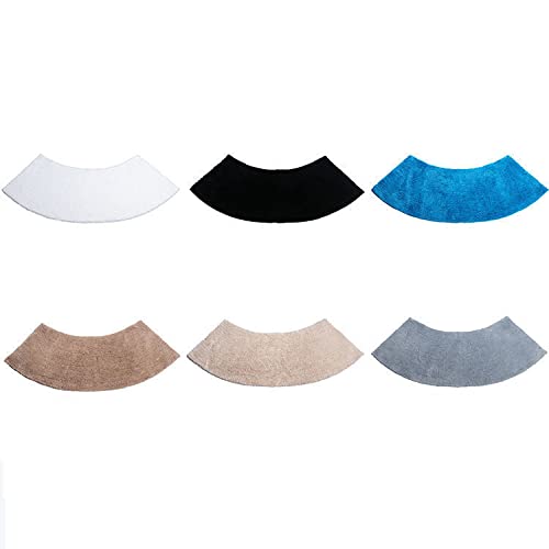 Grand tapis de bain incurvé lavable absorbant en microfibre